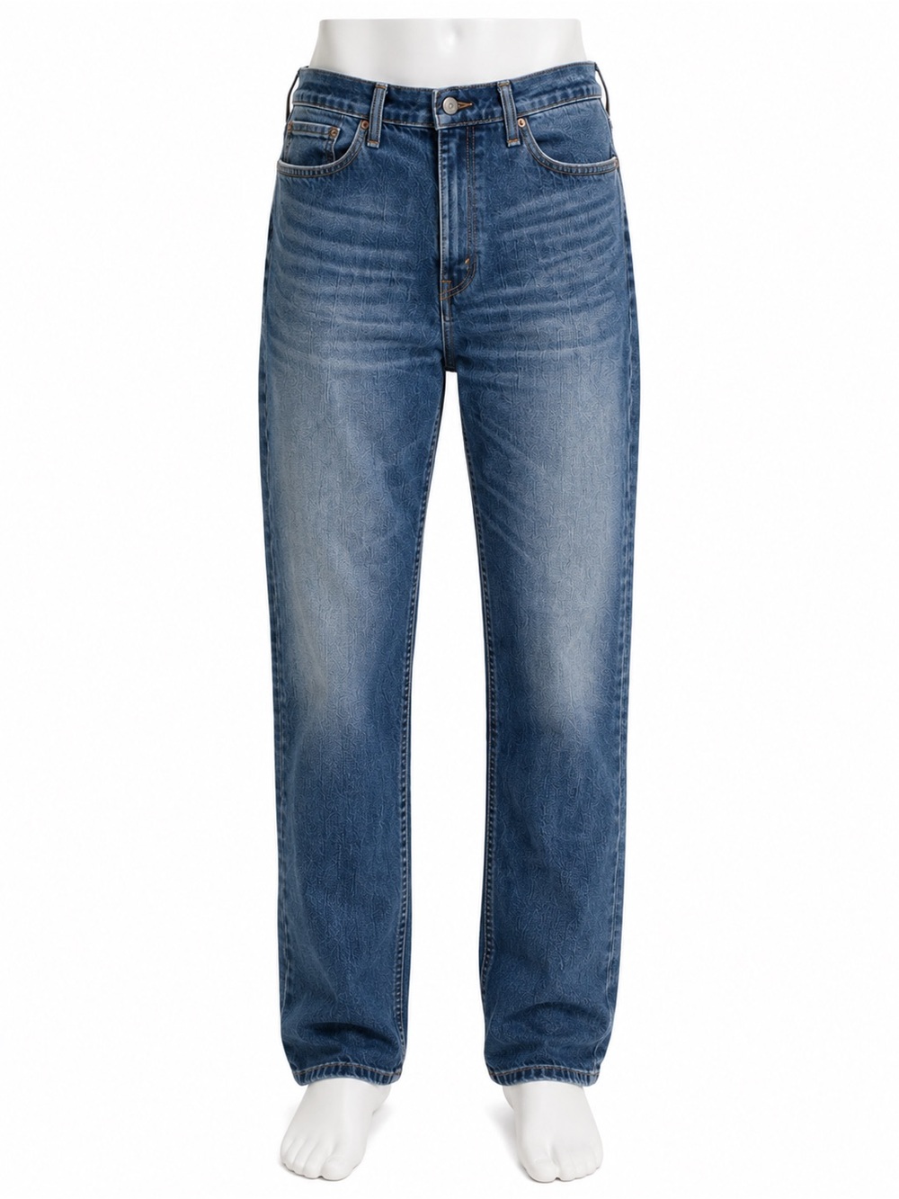 Levi's Men's Straight Jeans in Medium Blue Wash